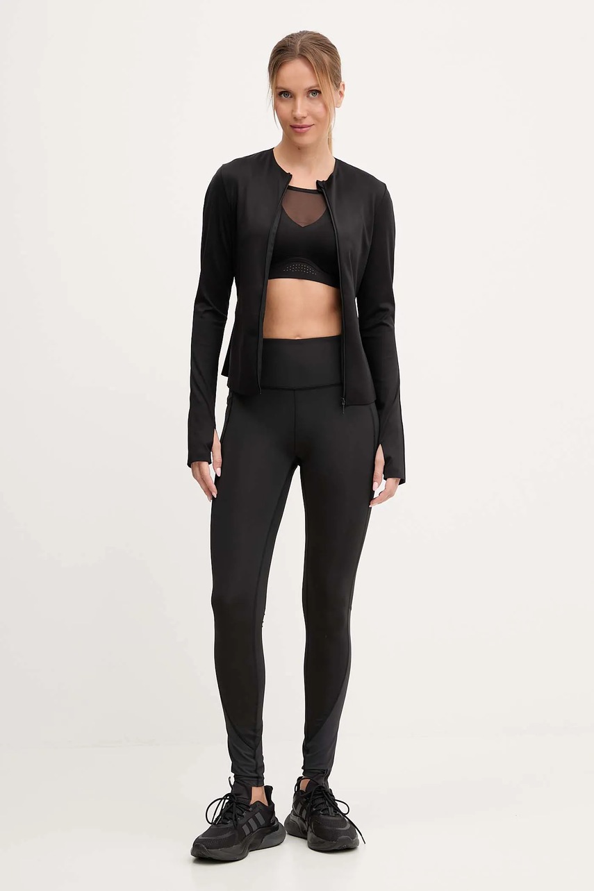 Кофта для тренинга Calvin Klein Performance цвет чёрный однотонная LVGWF5J404