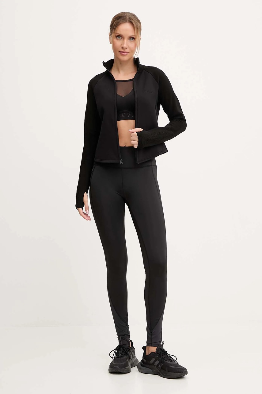 Кофта для тренинга Calvin Klein Performance цвет чёрный однотонная LVGWF5J406