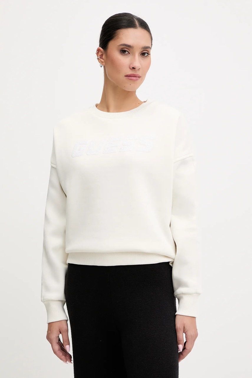 

Суичър Guess AELIA, Бежов