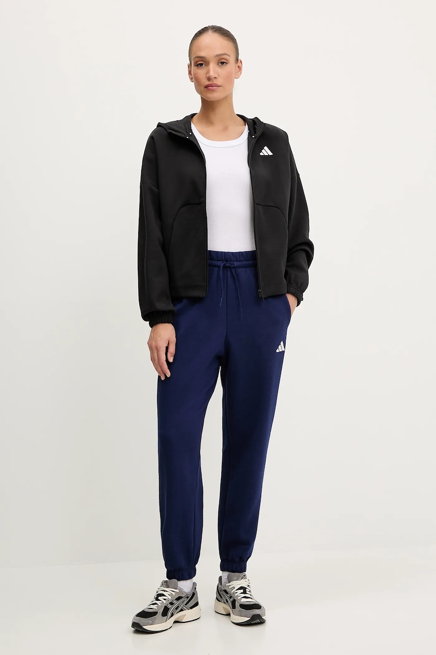 Кофта adidas Future Icons цвет чёрный с капюшоном с принтом JE3989 Кофта adidas Future Icons цвет чёрный с капюшоном с принтом JE3989