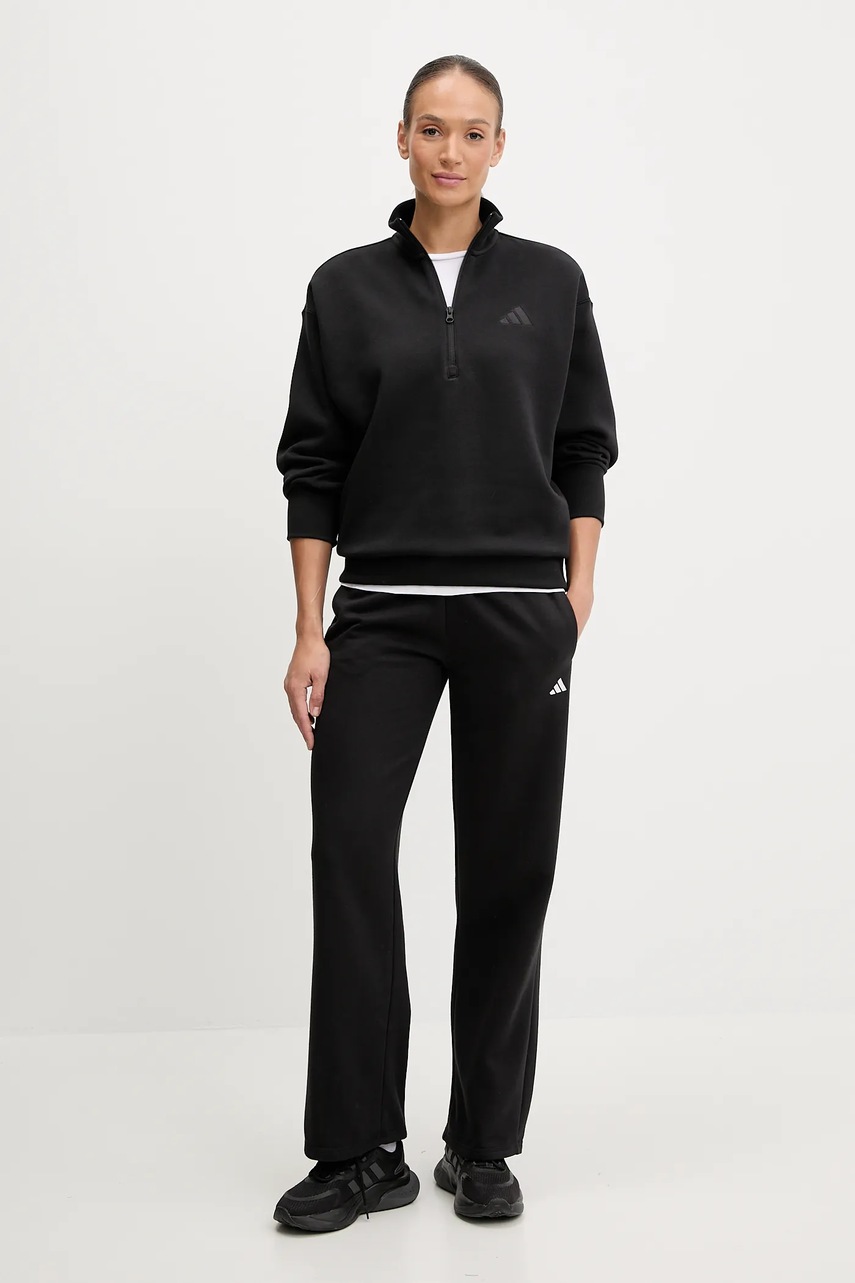 Кофта adidas All SZN цвет чёрный однотонная JJ1268