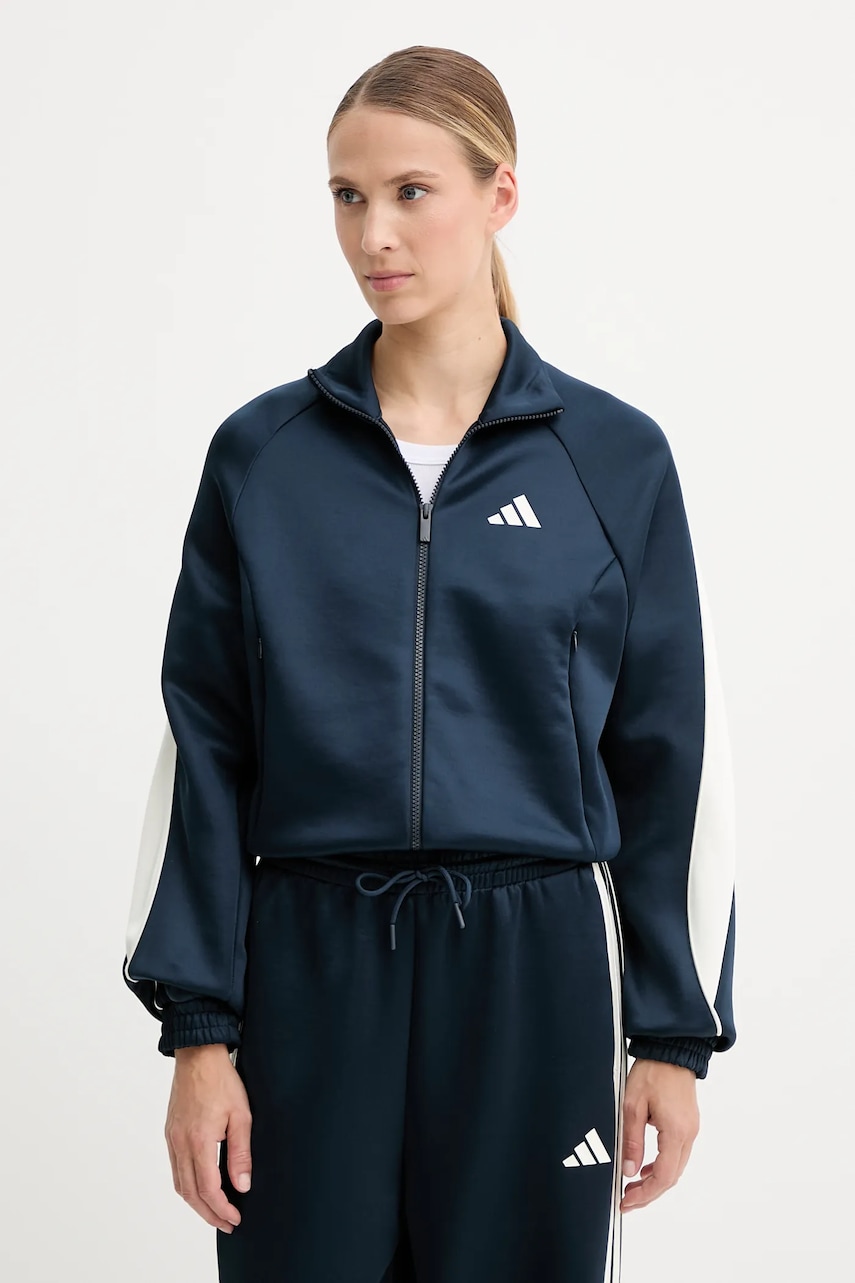 adidas bluză Stadium culoarea negru, cu imprimeu, JW0527