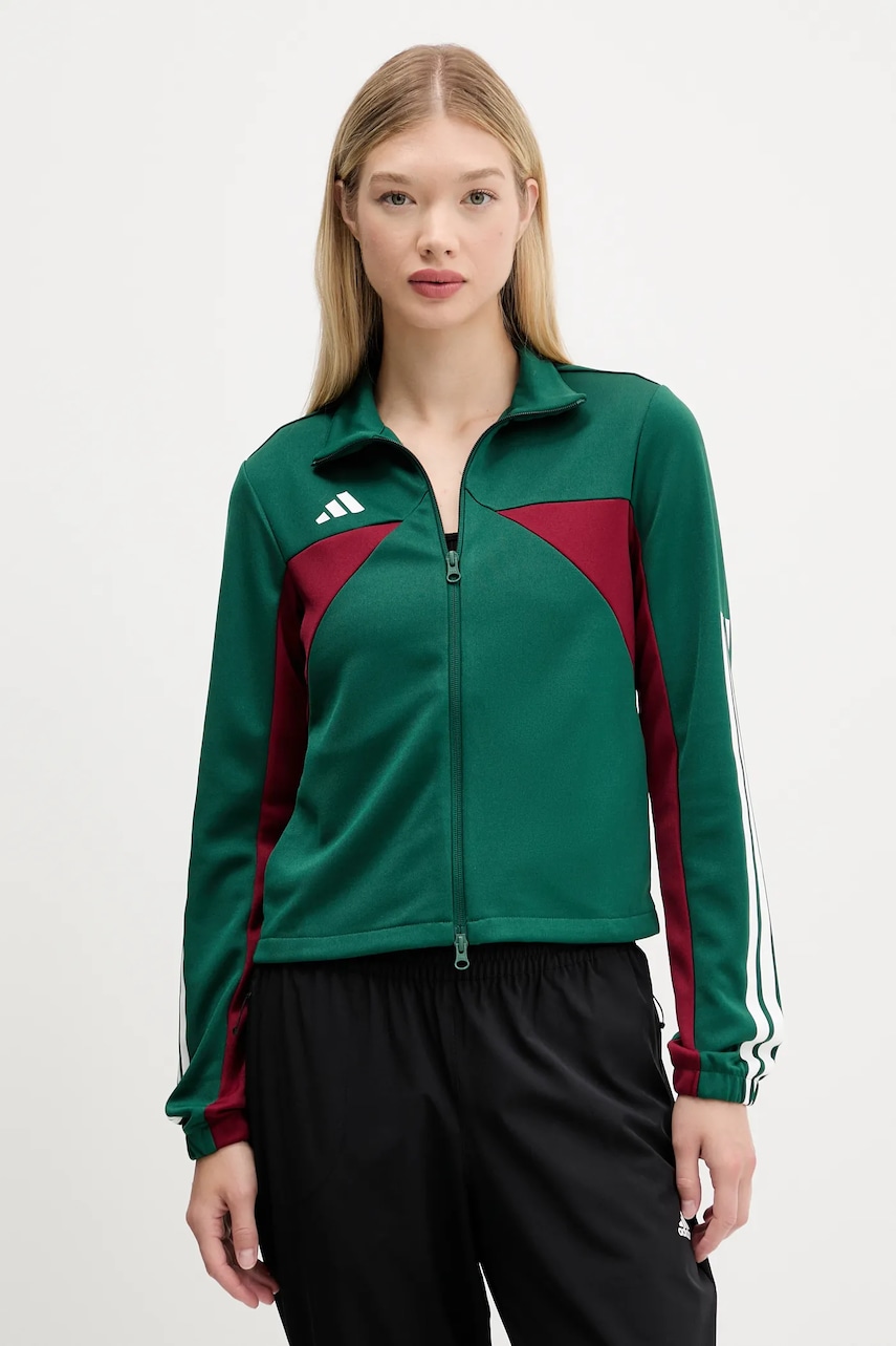 adidas bluză Tiro culoarea verde, JW6816