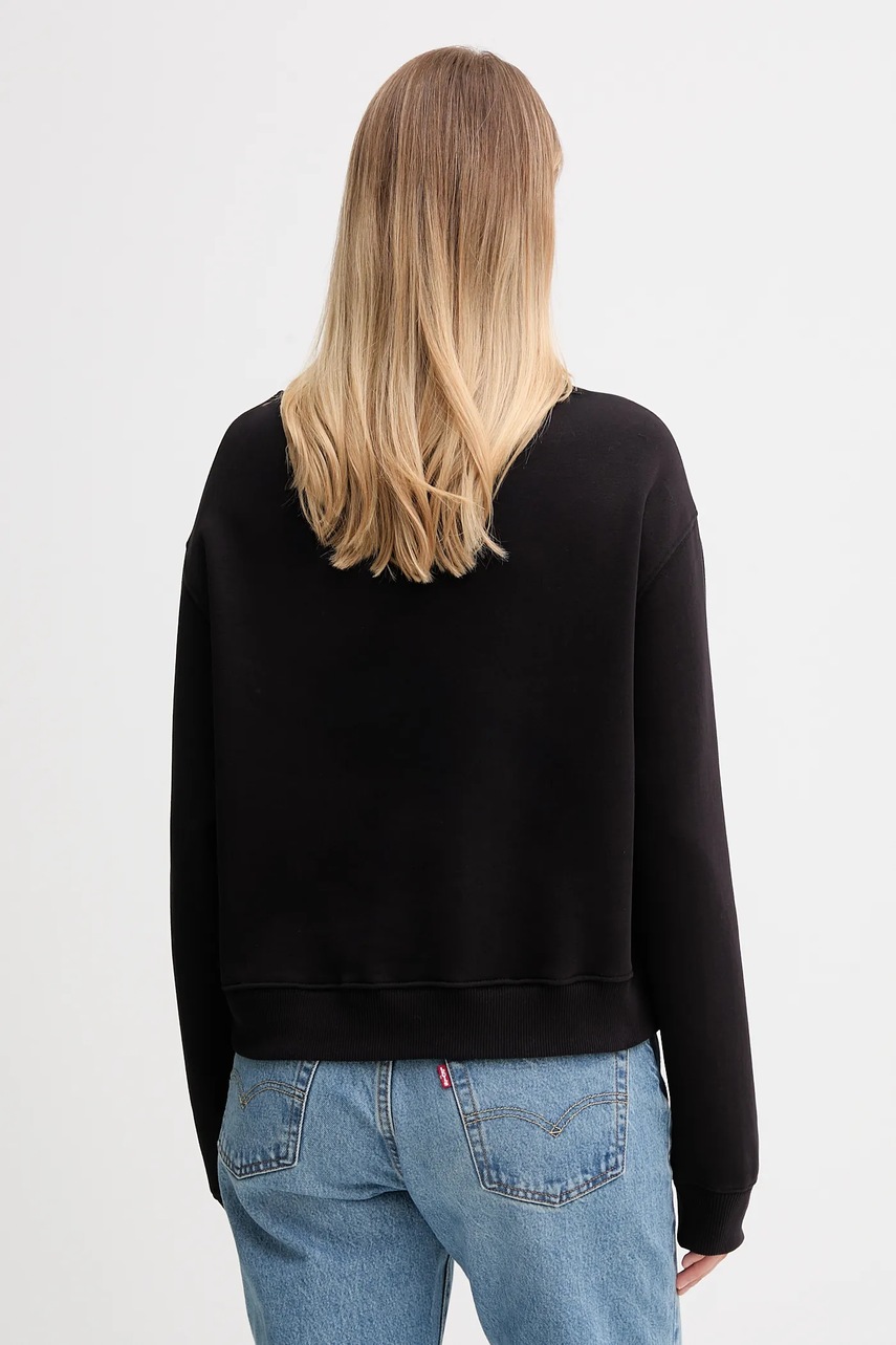 Кофта Tommy Jeans цвет чёрный однотонная DW0DW21961