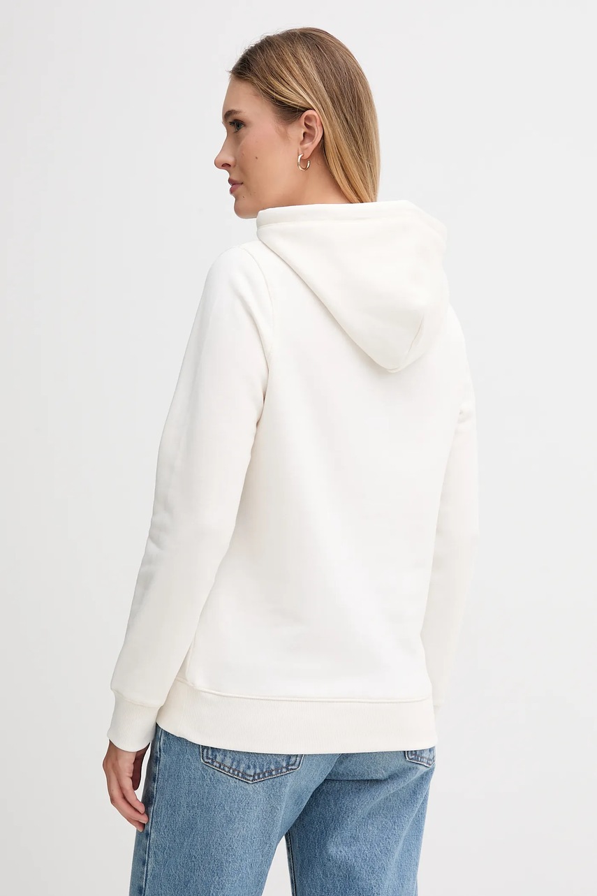 Кофта Tommy Jeans цвет бежевый с капюшоном с принтом DW0DW21963 Кофта Tommy Jeans цвет бежевый с капюшоном с принтом DW0DW21963