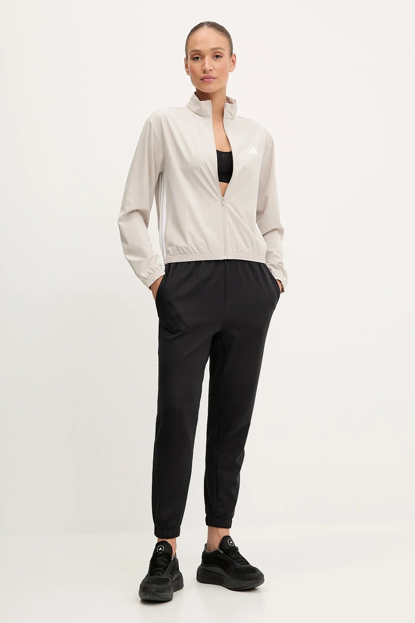 Кофта для тренинга adidas Performance Train Essentials цвет бежевый узор JE6173