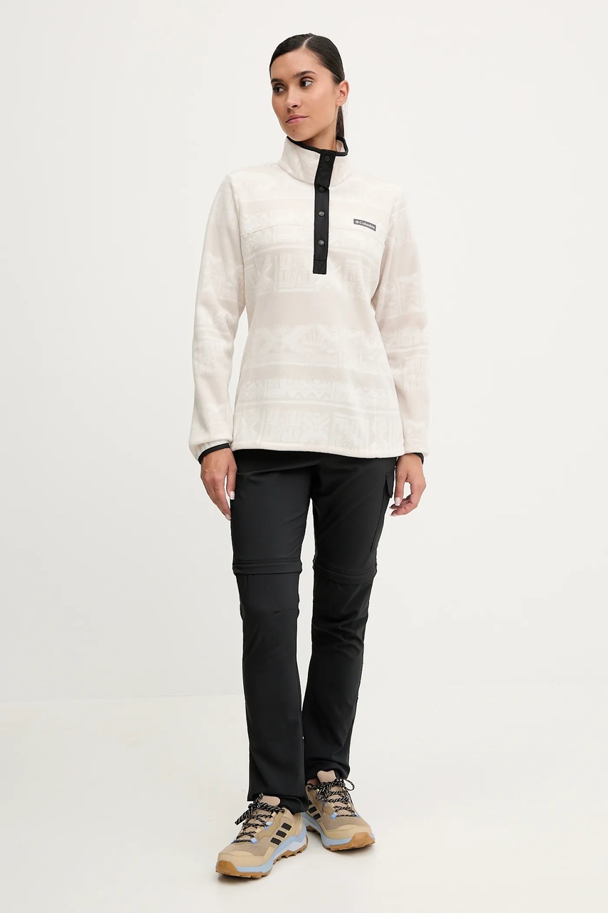 Кофта outdoor Columbia Benton Springs цвет бежевый узор 2085611