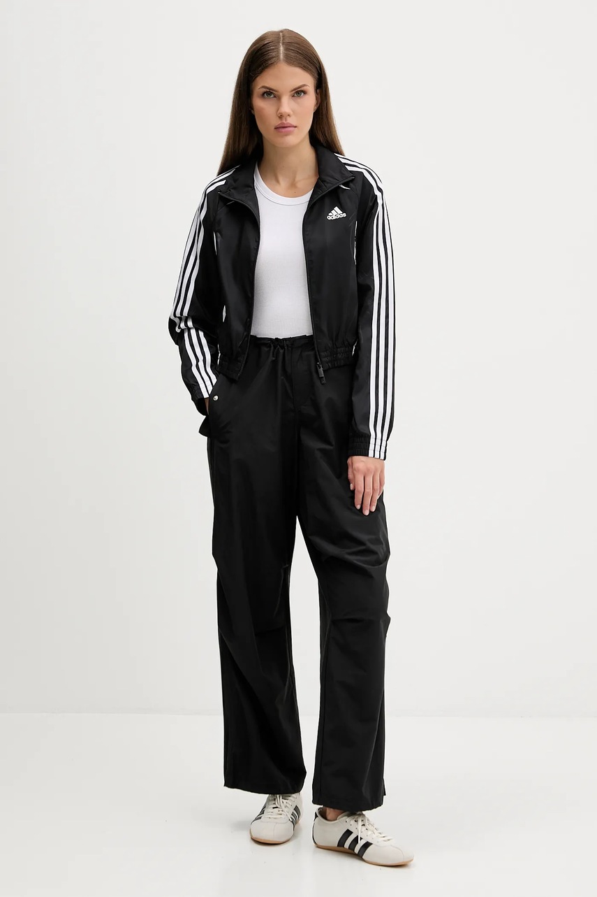 Кофта adidas Originals Slim Tracktop цвет чёрный с аппликацией KE9786