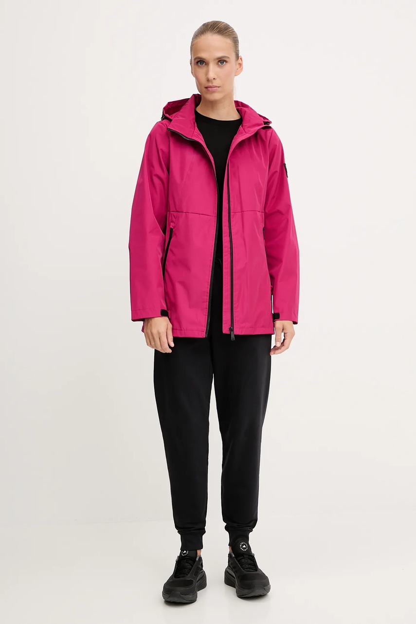 Куртка Dkny цвет розовый демисезонная DP5J9488