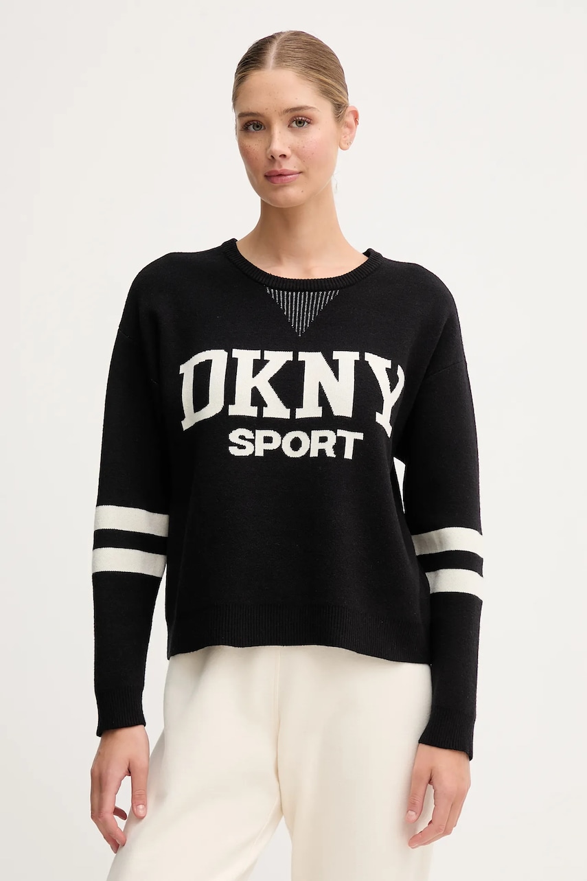 Dkny pulover culoarea negru, DP5R0749