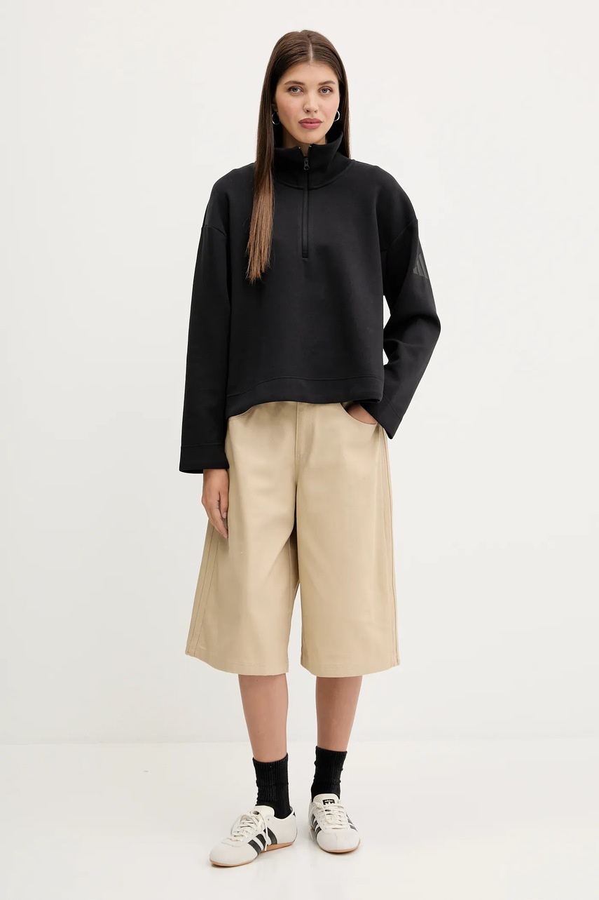 Кофта adidas ALL SZN цвет чёрный однотонная JM1659