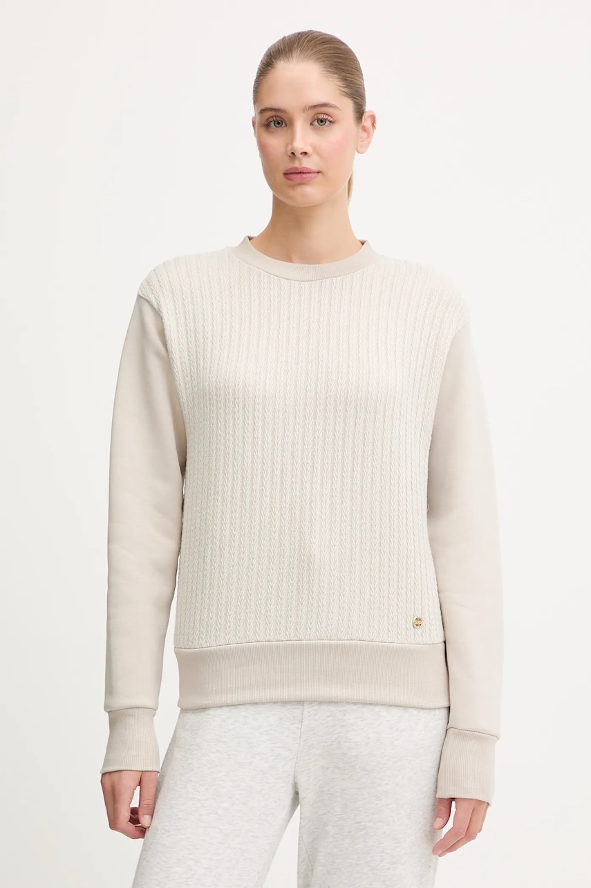 Colmar bluză culoarea bej, uni, 9265R.9ZX