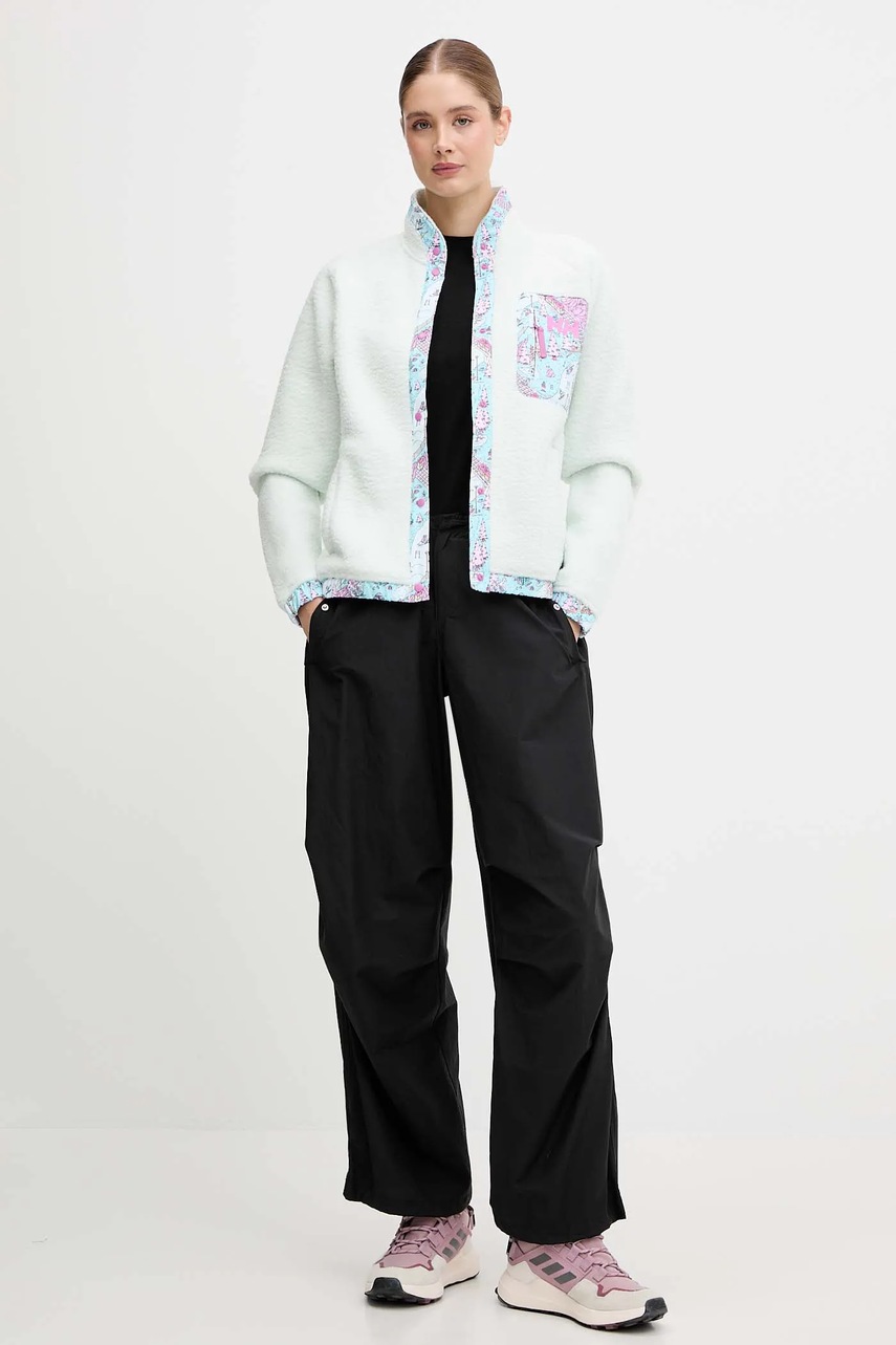 Флисовая кофта Helly Hansen IMPERIAL цвет зелёный однотонная 63372