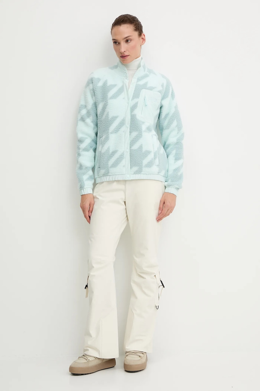 Флисовая кофта Helly Hansen IMPERIAL цвет бирюзовый однотонная 63373 Флисовая кофта Helly Hansen IMPERIAL цвет бирюзовый однотонная 63373