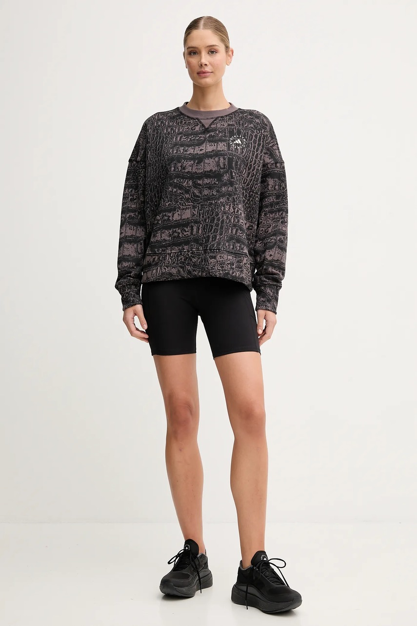 Кофта для тренинга adidas by Stella McCartney цвет чёрный узор JN2215
