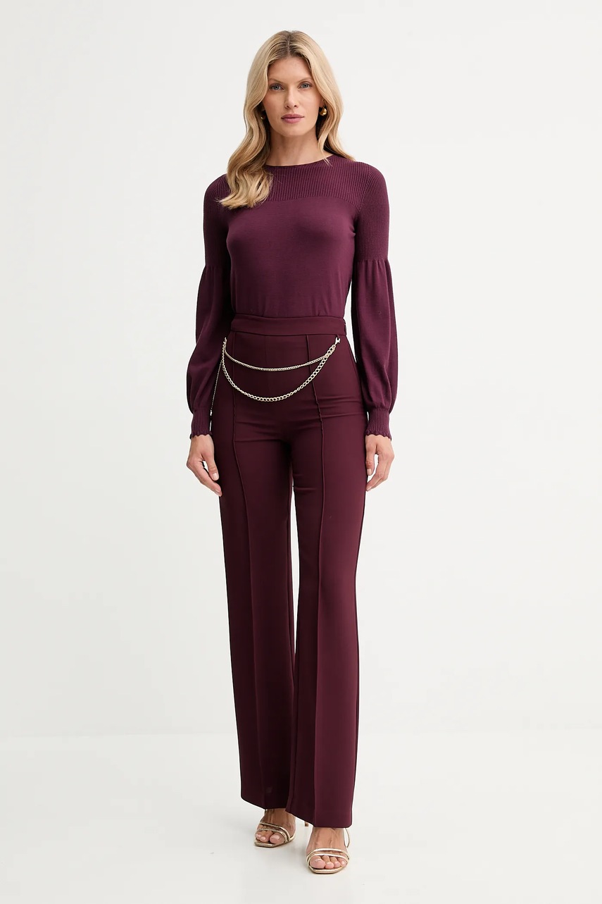 Свитер Twinset цвет бордовый лёгкий 252TP3061