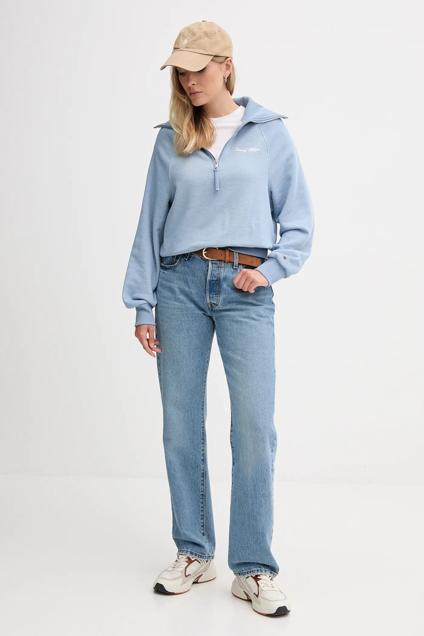 Кофта Tommy Hilfiger однотонная WW0WW46632 Кофта Tommy Hilfiger однотонная WW0WW46632