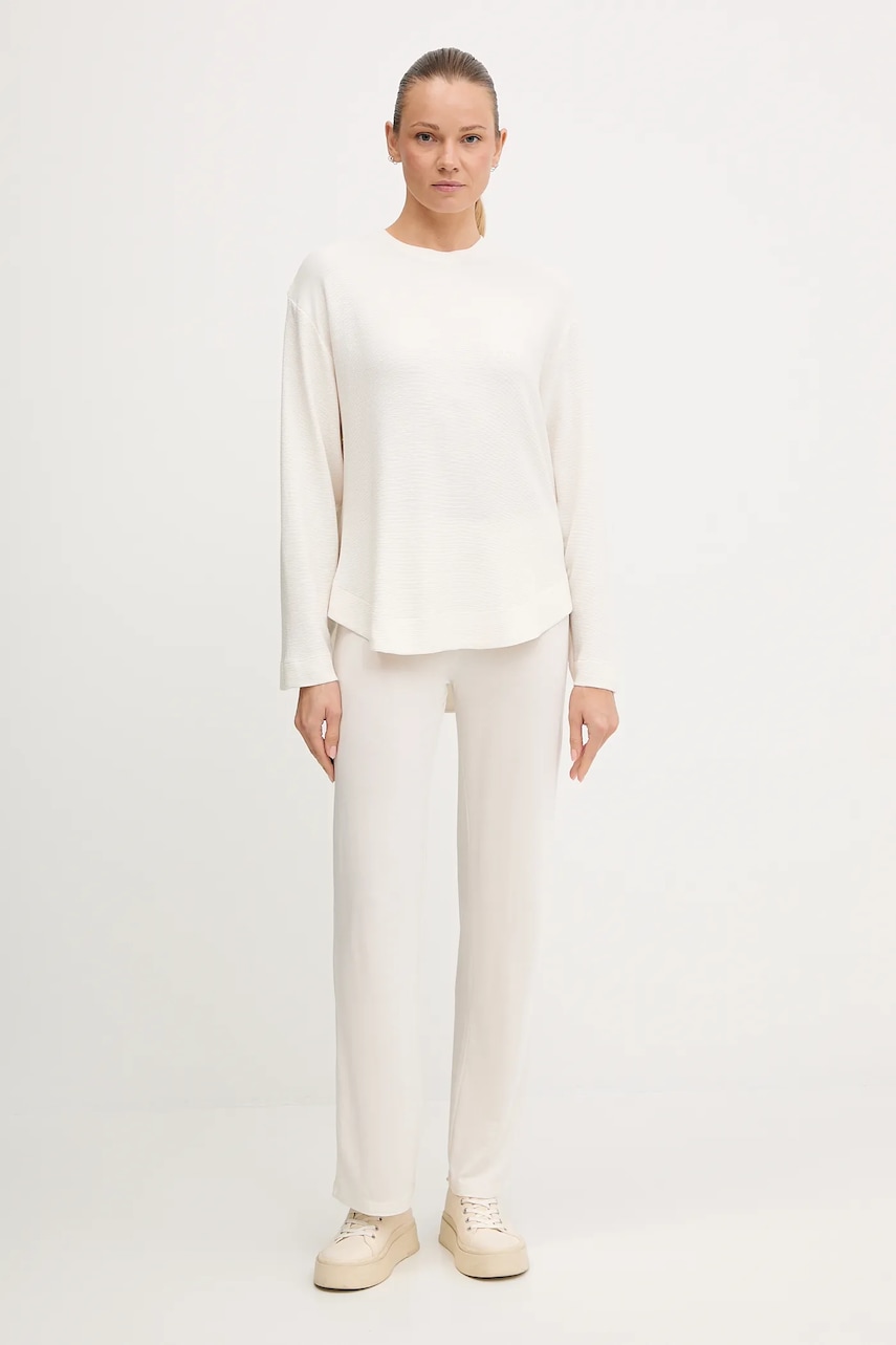 Кофта лаунж BOSS цвет бежевый однотонная 50535769 Кофта лаунж BOSS цвет бежевый однотонная 50535769