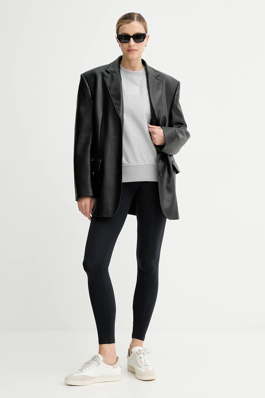 Кофта Calvin Klein цвет серый меланж LV044D203G Кофта Calvin Klein цвет серый меланж LV044D203G