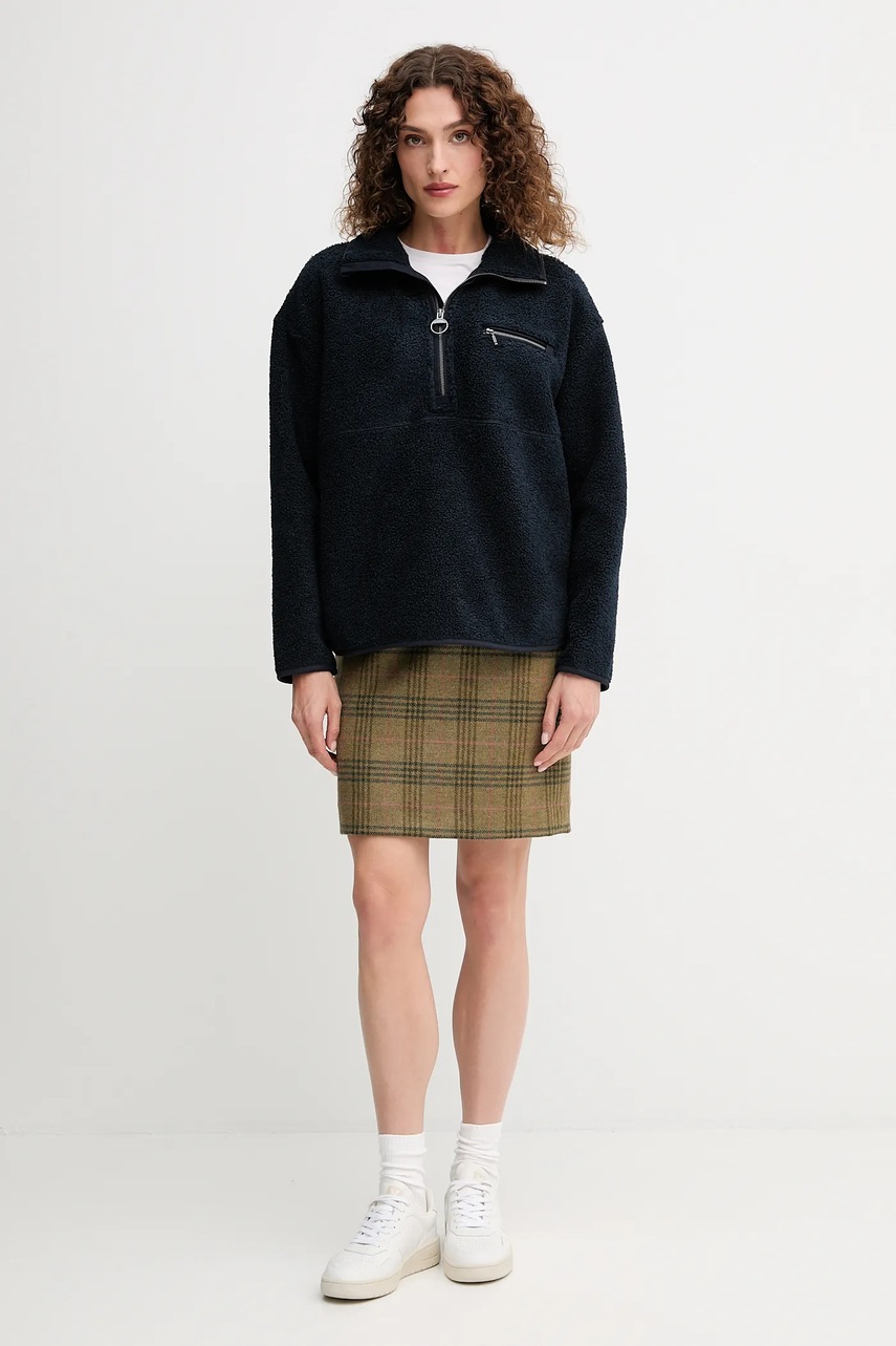 Кофта Barbour MERSEA цвет синий однотонная LOL0568