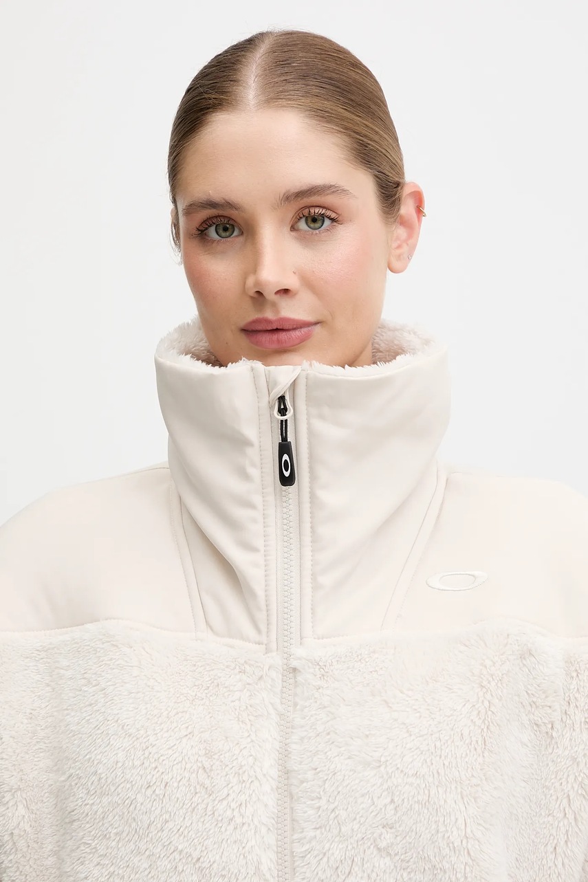 Μπλούζα Oakley MOUNTAIN FIRE χρώμα: μπεζ, FOA500696 φωτογραφία