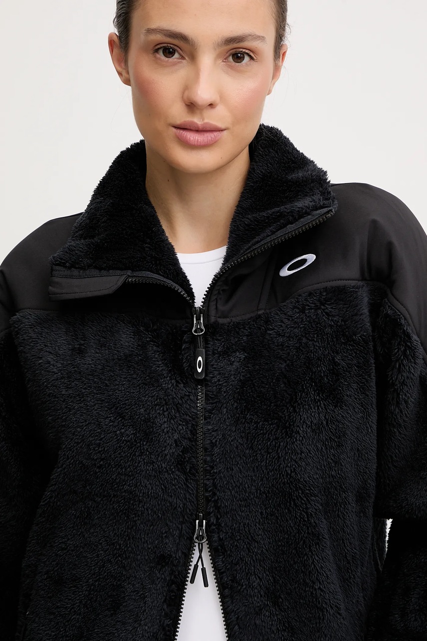 Μπλούζα Oakley MOUNTAIN FIRE χρώμα: μαύρο, FOA500696 φωτογραφία