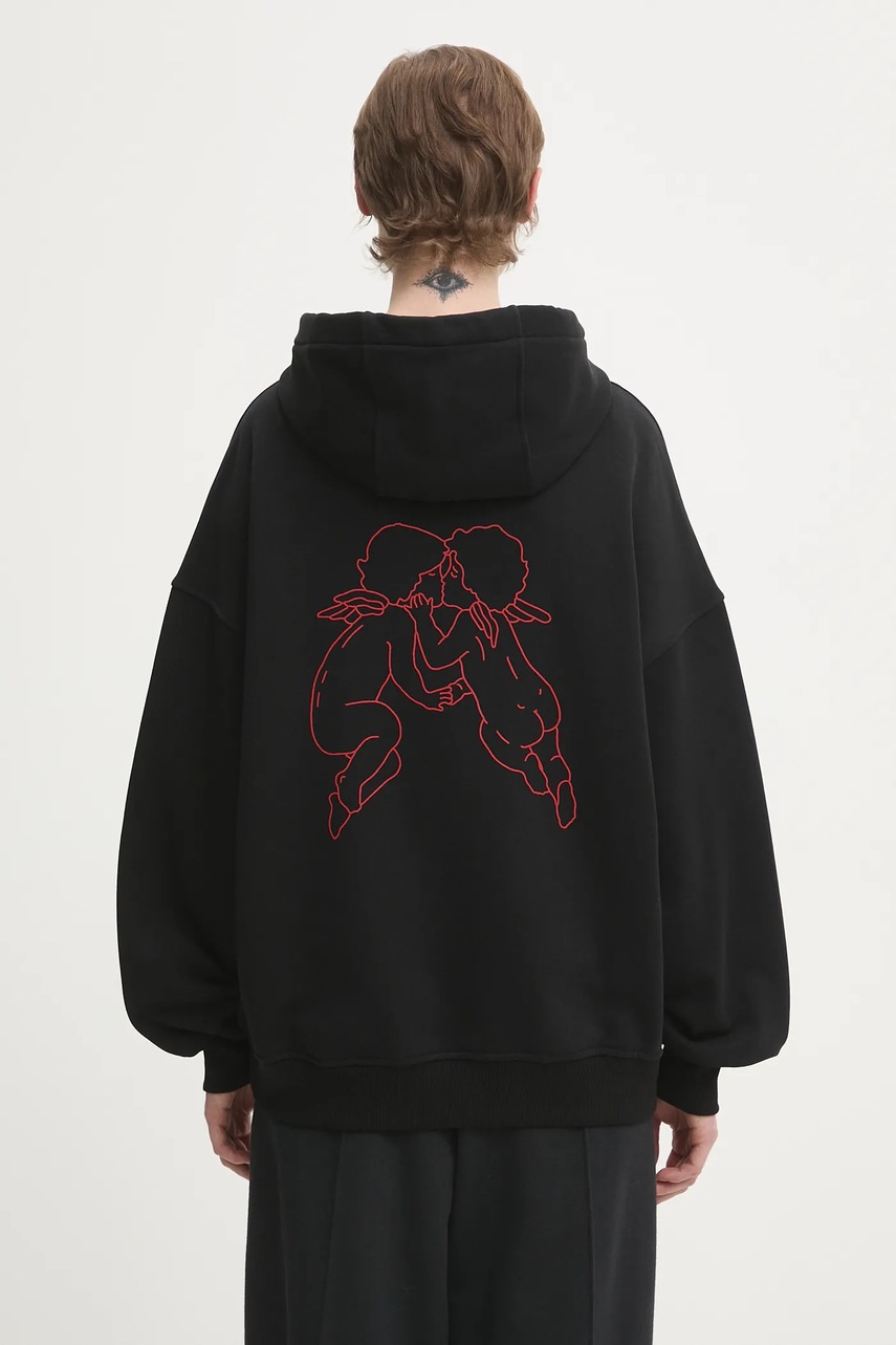 Bavlněná mikina Fiorucci Kissing Angels Love Print Relaxed (obrázek 3)