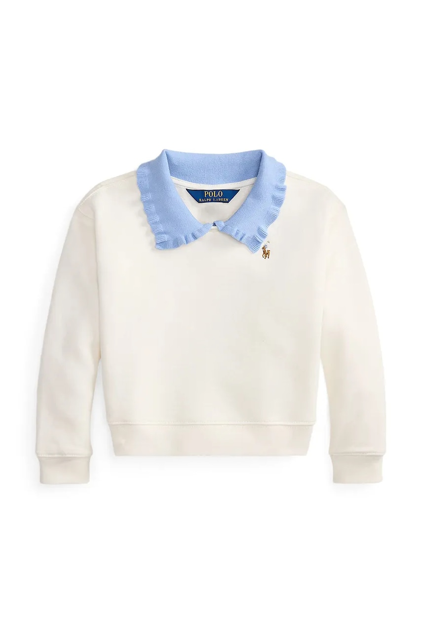Levně Mikina Polo Ralph Lauren bílá barva, 312970994001