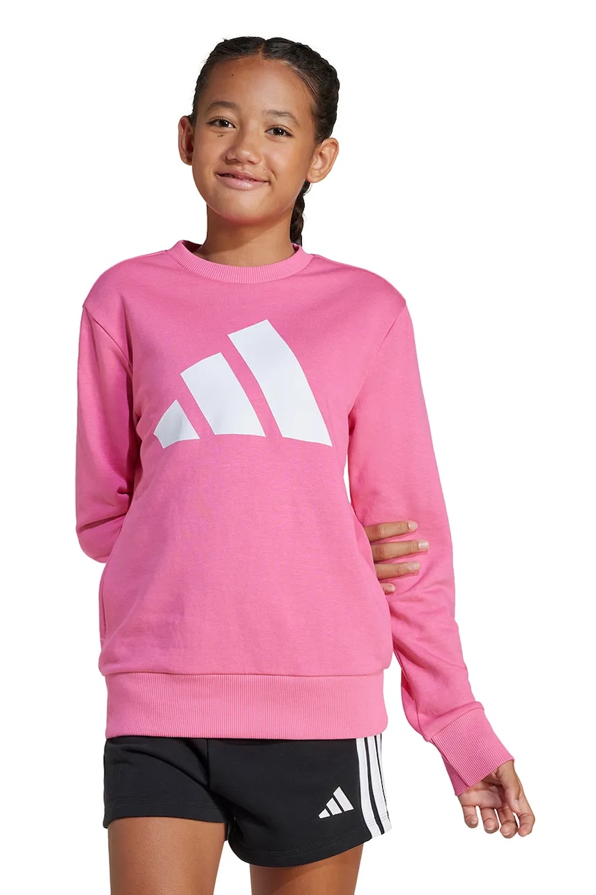 adidas bluză copii culoarea roz, cu imprimeu, JE1390 - 0 | YEO