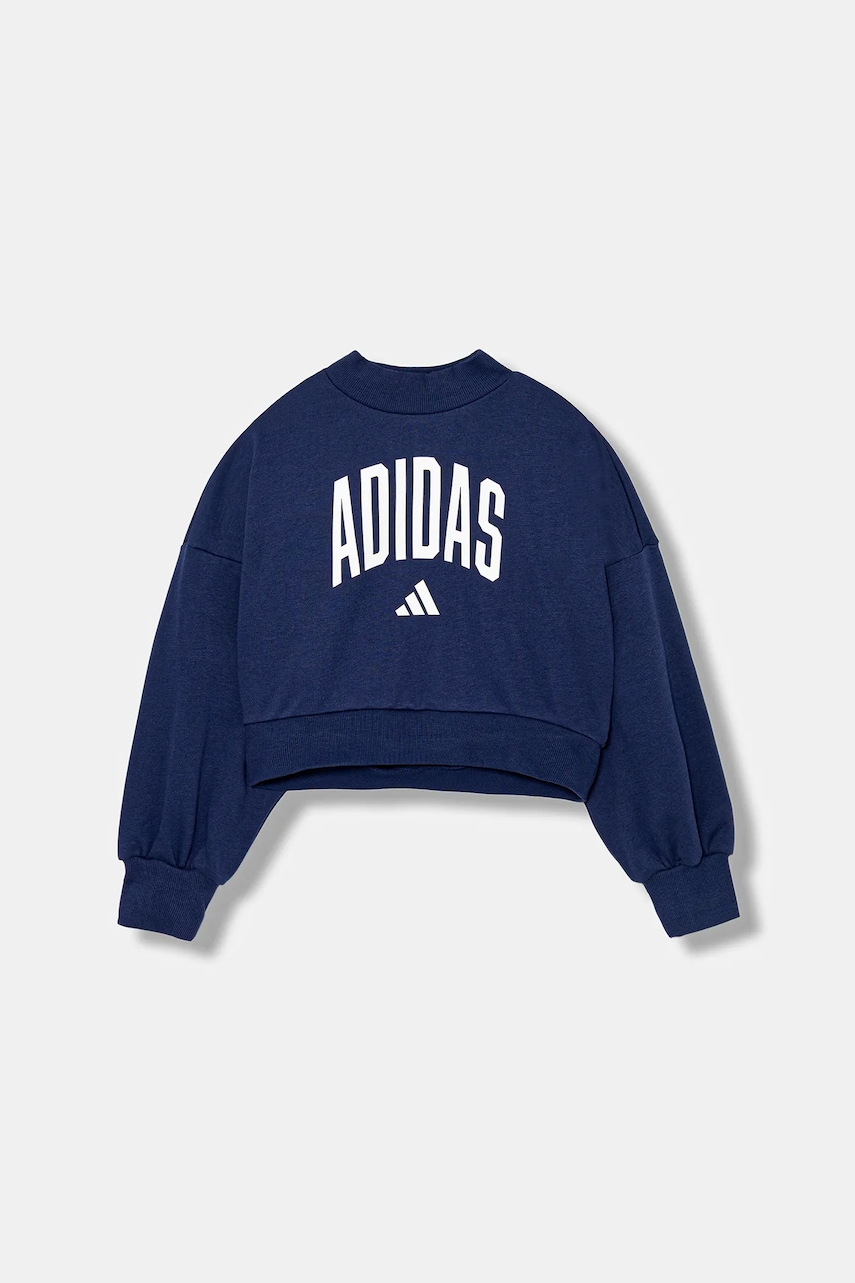 adidas bluză copii culoarea bleumarin, cu imprimeu, JM1535