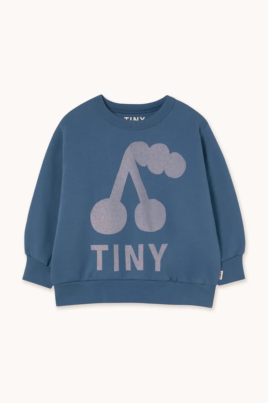 Детская хлопковая кофта Tinycottons CHERRY GRAPHIC SWEATSHIRT с принтом AW25-279