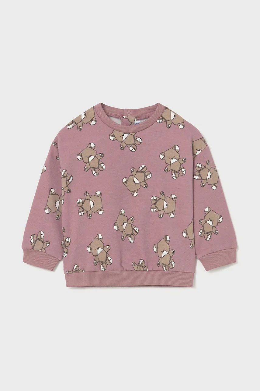 Mayoral bluză culoarea roz, cu imprimeu, 2430