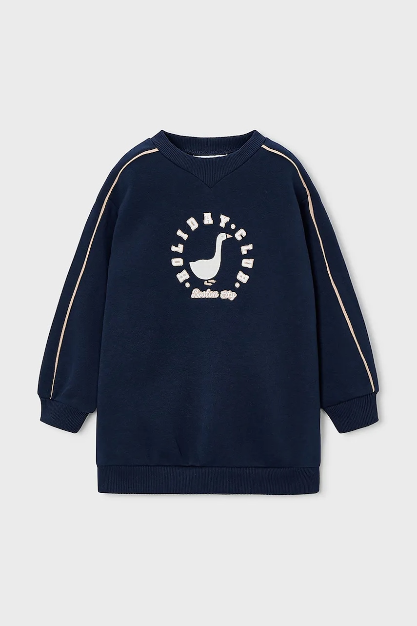Mayoral bluză copii culoarea bleumarin, cu imprimeu, 4931