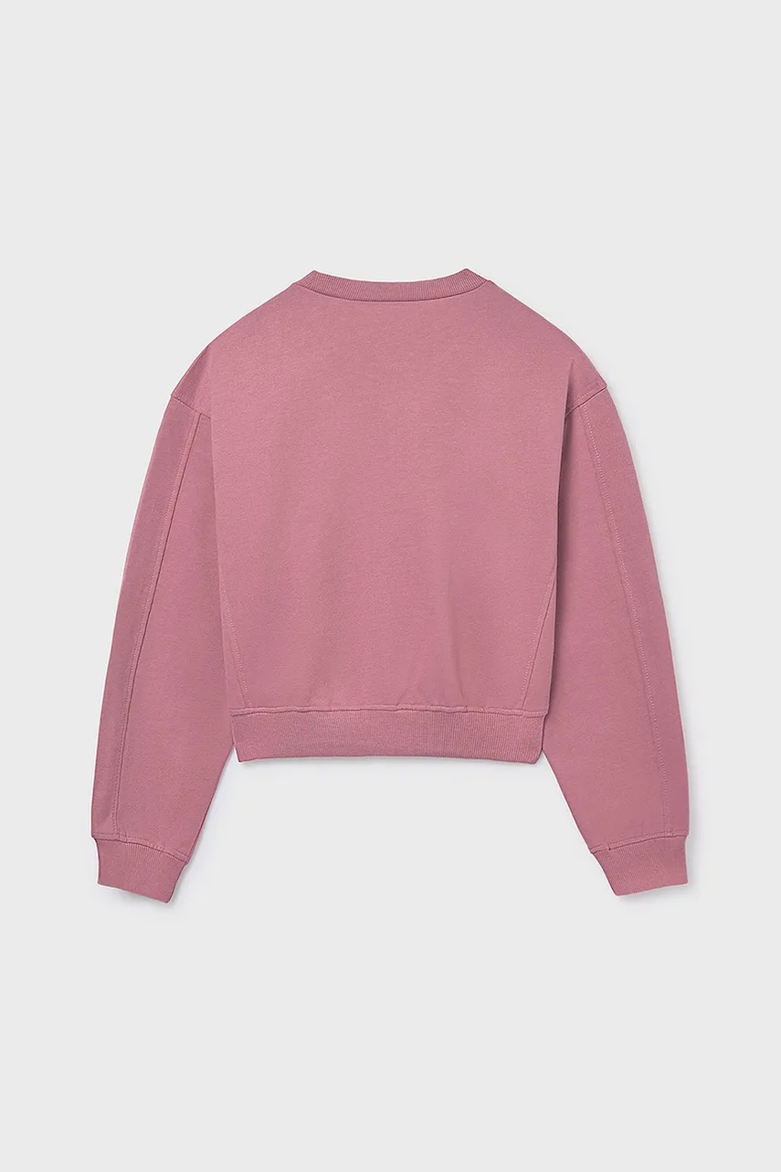 Детская кофта Mayoral цвет розовый однотонная 7422 Детская кофта Mayoral цвет розовый однотонная 7422