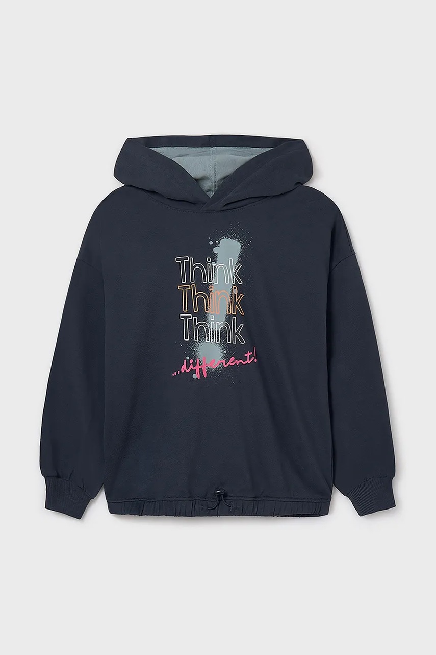 Детская кофта Mayoral с капюшоном с принтом 7425