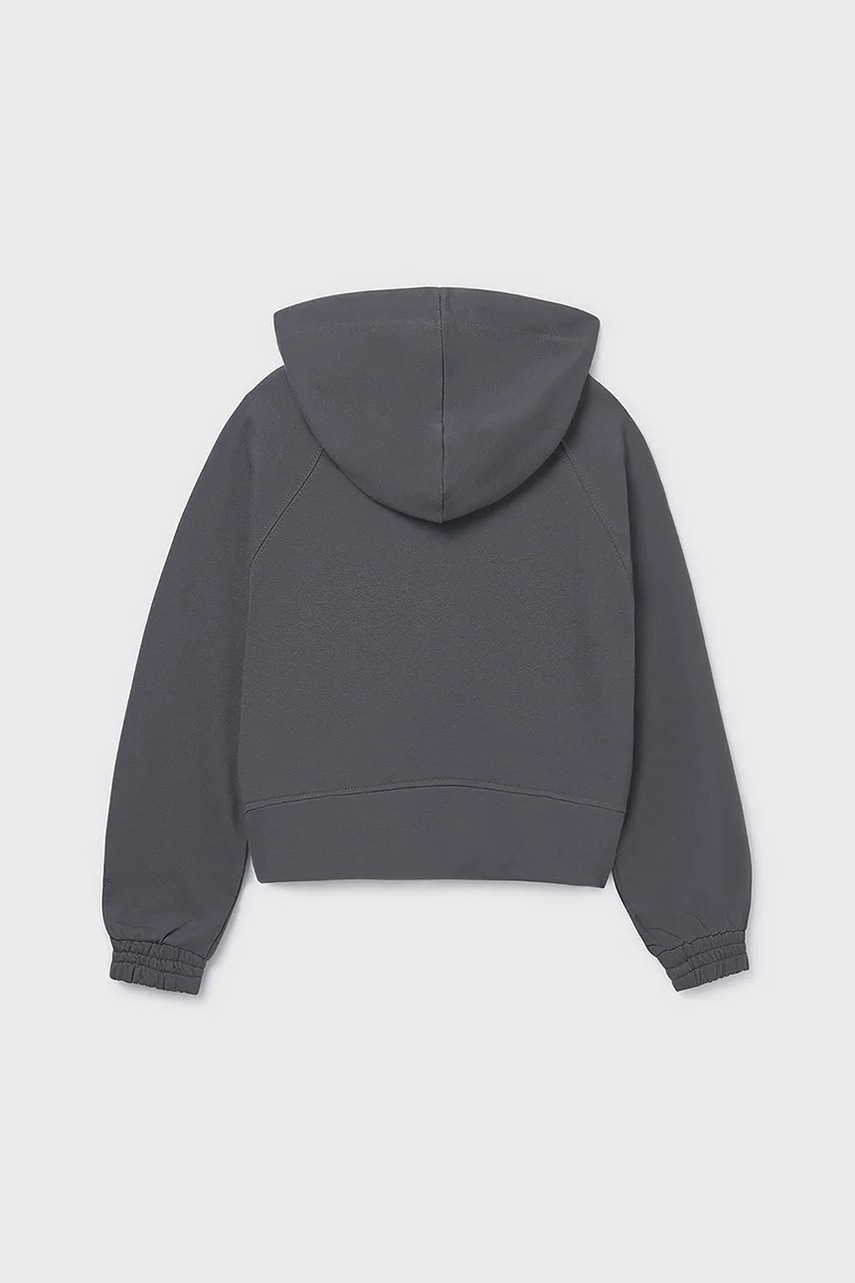 Кофта Mayoral цвет серый с капюшоном 7439
