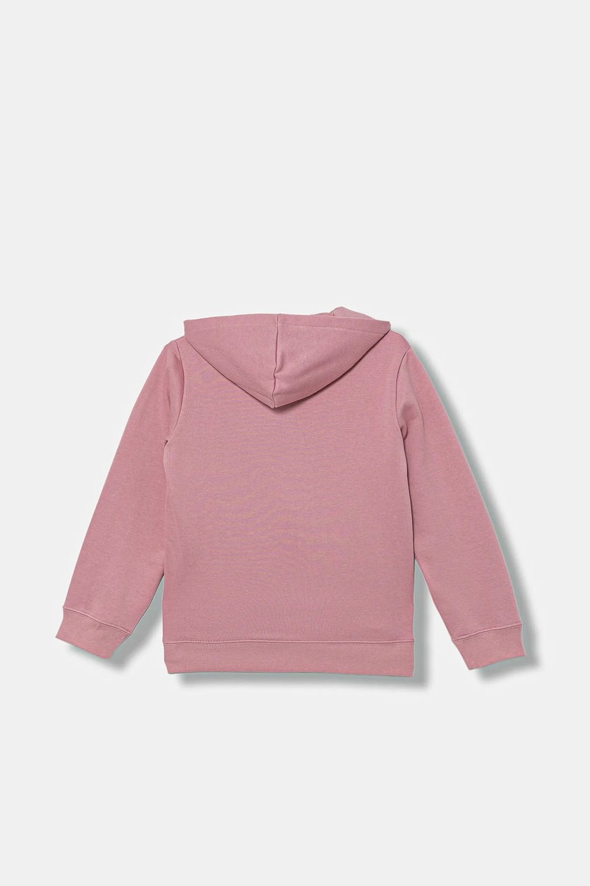 Детская кофта Puma ESS No. 1 Logo Hoodie FL G цвет розовый с капюшоном с принтом 684896 Детская кофта Puma ESS No. 1 Logo Hoodie FL G цвет розовый с капюшоном с принтом 684896