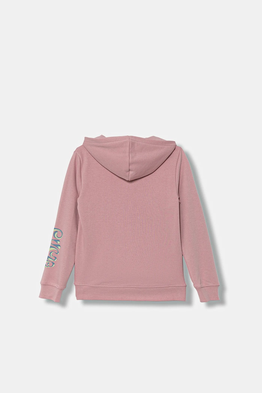 Детская кофта Puma TWEENERVERSE Hoodie TR G цвет розовый с капюшоном с принтом 688504