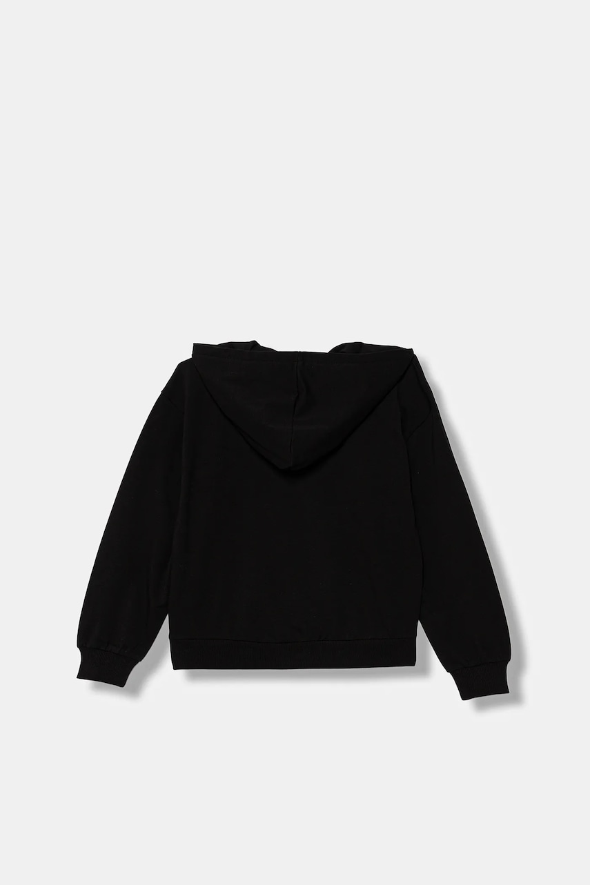 Детская кофта EA7 Emporio Armani цвет чёрный с капюшоном с принтом 7G000104 AF13135 Детская кофта EA7 Emporio Armani цвет чёрный с капюшоном с принтом 7G000104 AF13135