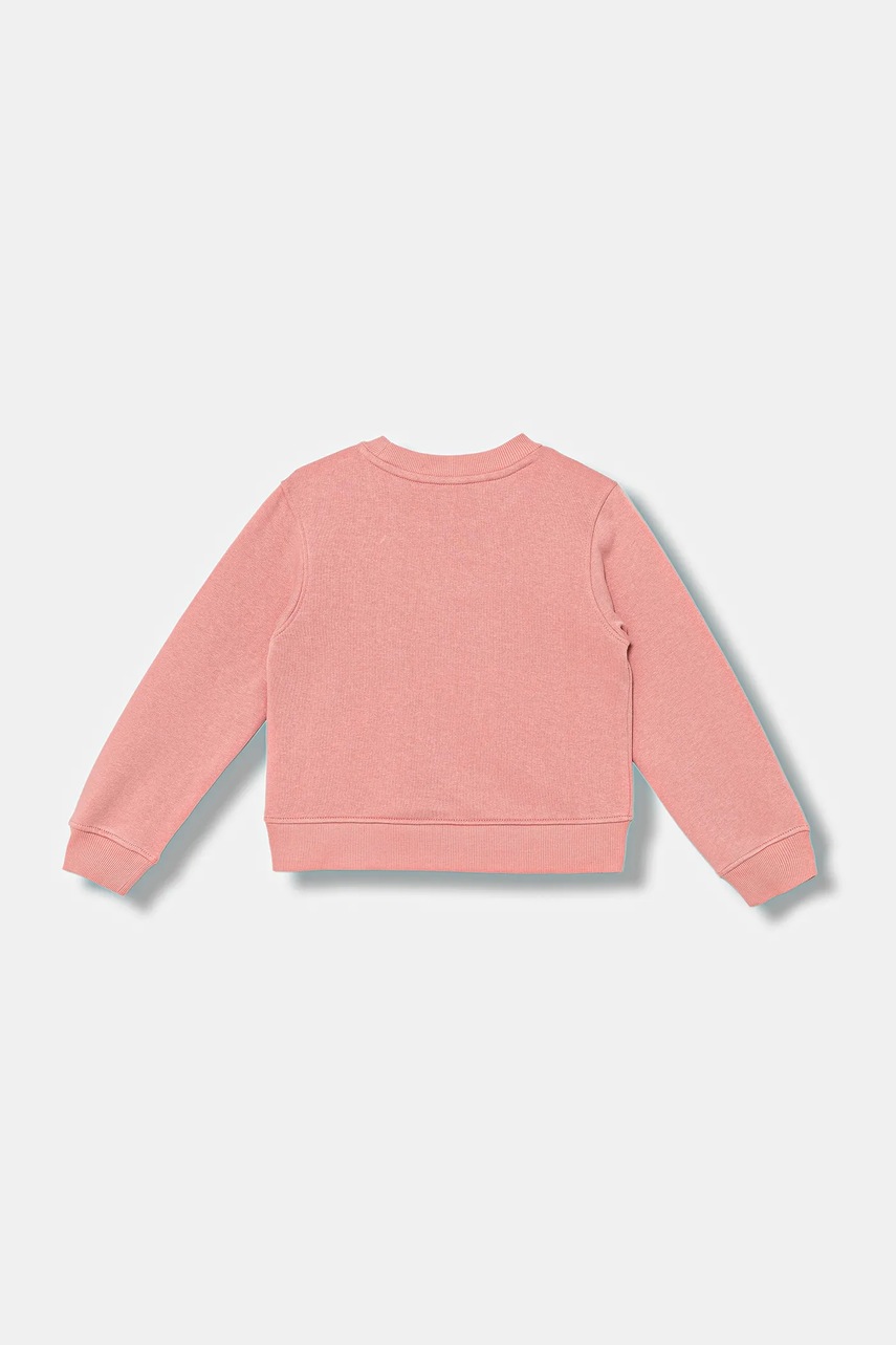 Детская кофта Calvin Klein Jeans цвет розовый с аппликацией IG0IG02639