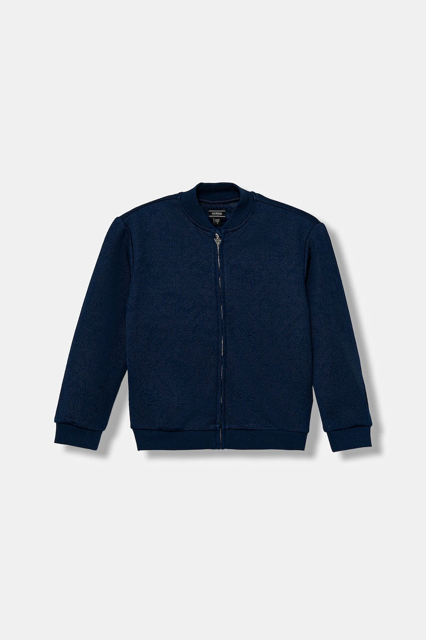 Levně Dětská mikina Guess tmavomodrá barva, K5BQ06 K0742