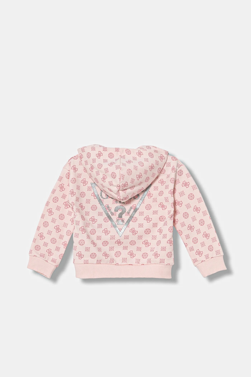 Детская хлопковая кофта Guess цвет розовый узор K5BQ08 KAD74 в Луцке Детская хлопковая кофта Guess цвет розовый узор K5BQ08 KAD74 в Луцке