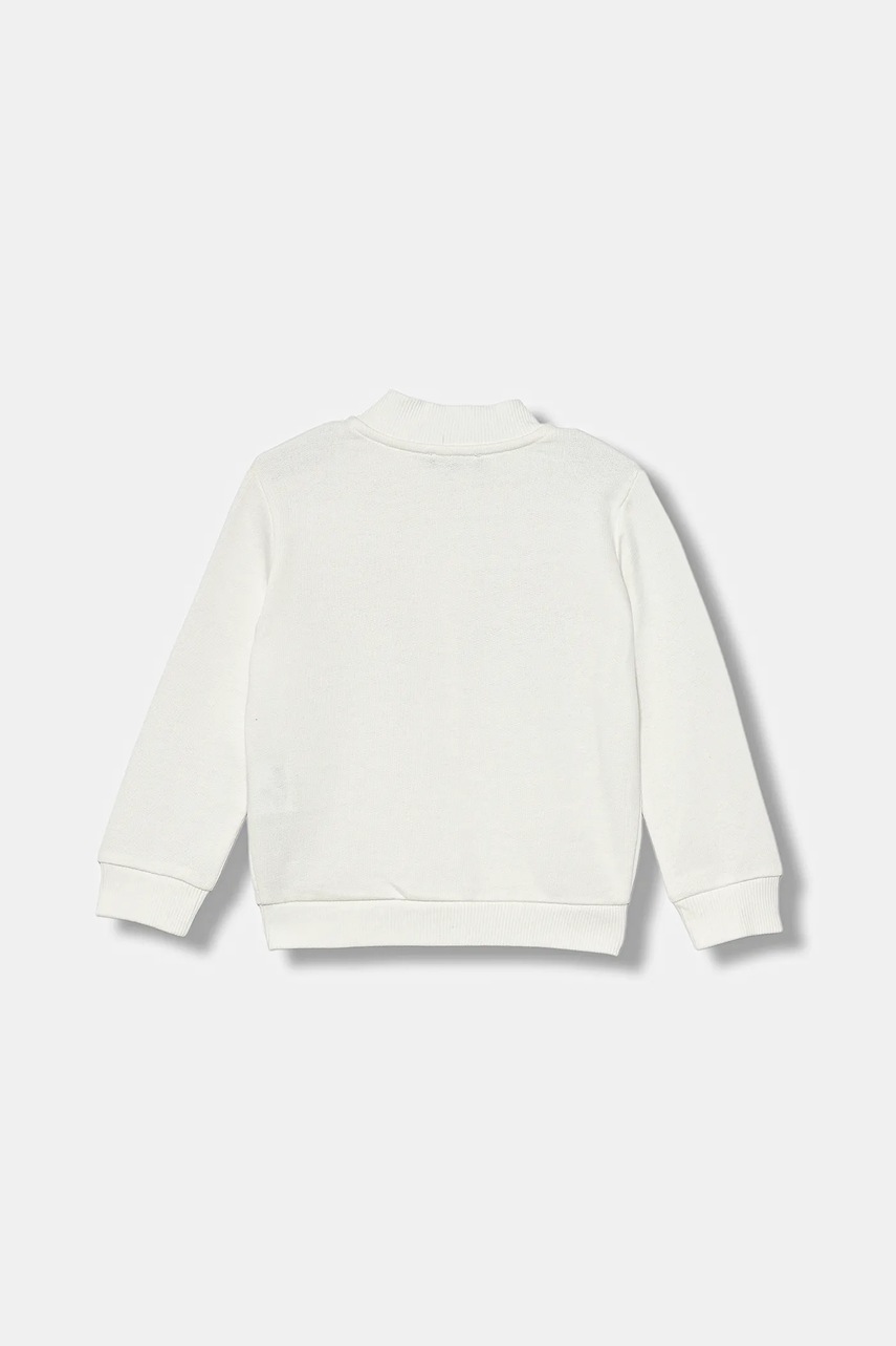 Детская хлопковая кофта United Colors of Benetton цвет белый узор 3J70G503U