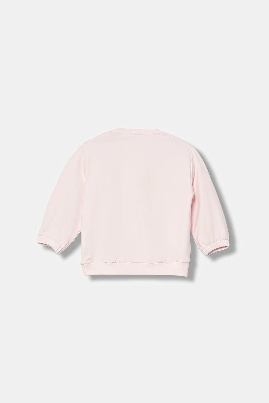 Кофта для младенцев United Colors of Benetton цвет розовый с аппликацией 3MDSA1061 Кофта для младенцев United Colors of Benetton цвет розовый с аппликацией 3MDSA1061