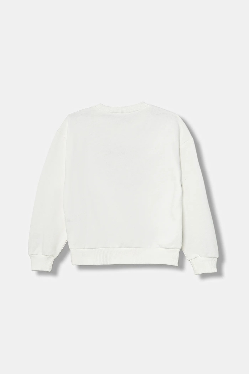 Детская хлопковая кофта United Colors of Benetton цвет бежевый узор 3J68C10Q0 Детская хлопковая кофта United Colors of Benetton цвет бежевый узор 3J68C10Q0