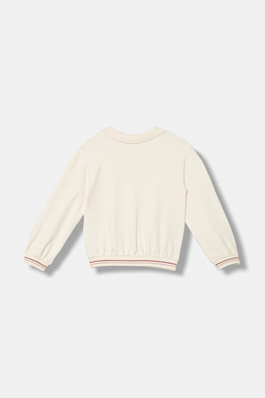 Детская кофта United Colors of Benetton цвет бежевый с аппликацией 32N4G10KJ
