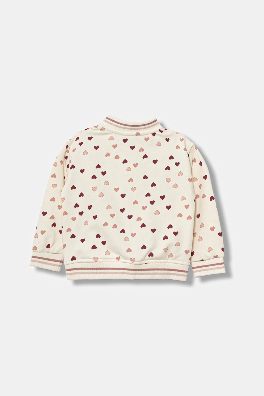 Детская кофта United Colors of Benetton цвет бежевый узор 3YCMG5040