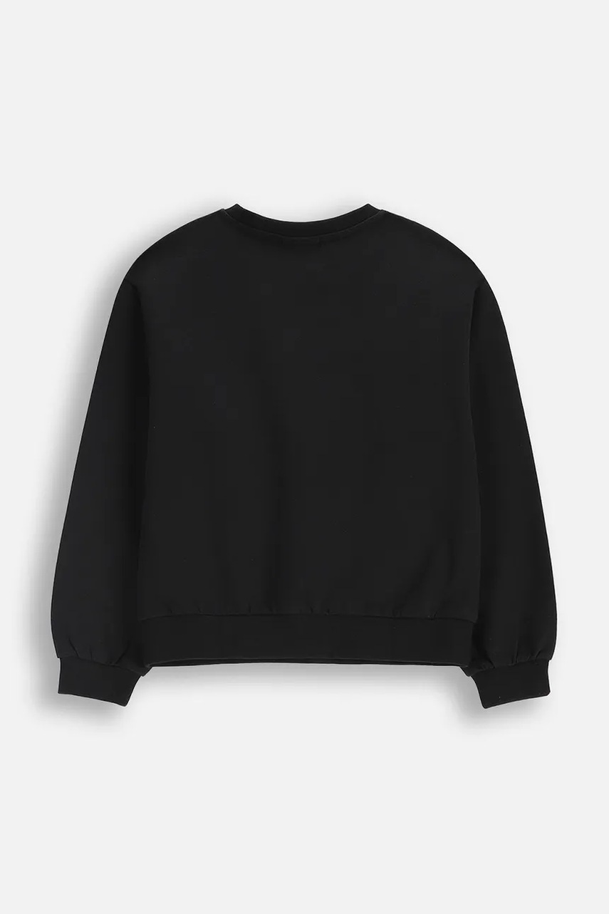 Детская кофта Coccodrillo цвет чёрный однотонная EVERYDAY GIRL A Детская кофта Coccodrillo цвет чёрный однотонная EVERYDAY GIRL A