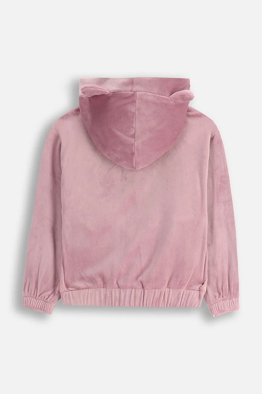 Детская кофта Coccodrillo цвет розовый с капюшоном однотонная CRAFT PUNK GIRL KIDS Детская кофта Coccodrillo цвет розовый с капюшоном однотонная CRAFT PUNK GIRL KIDS
