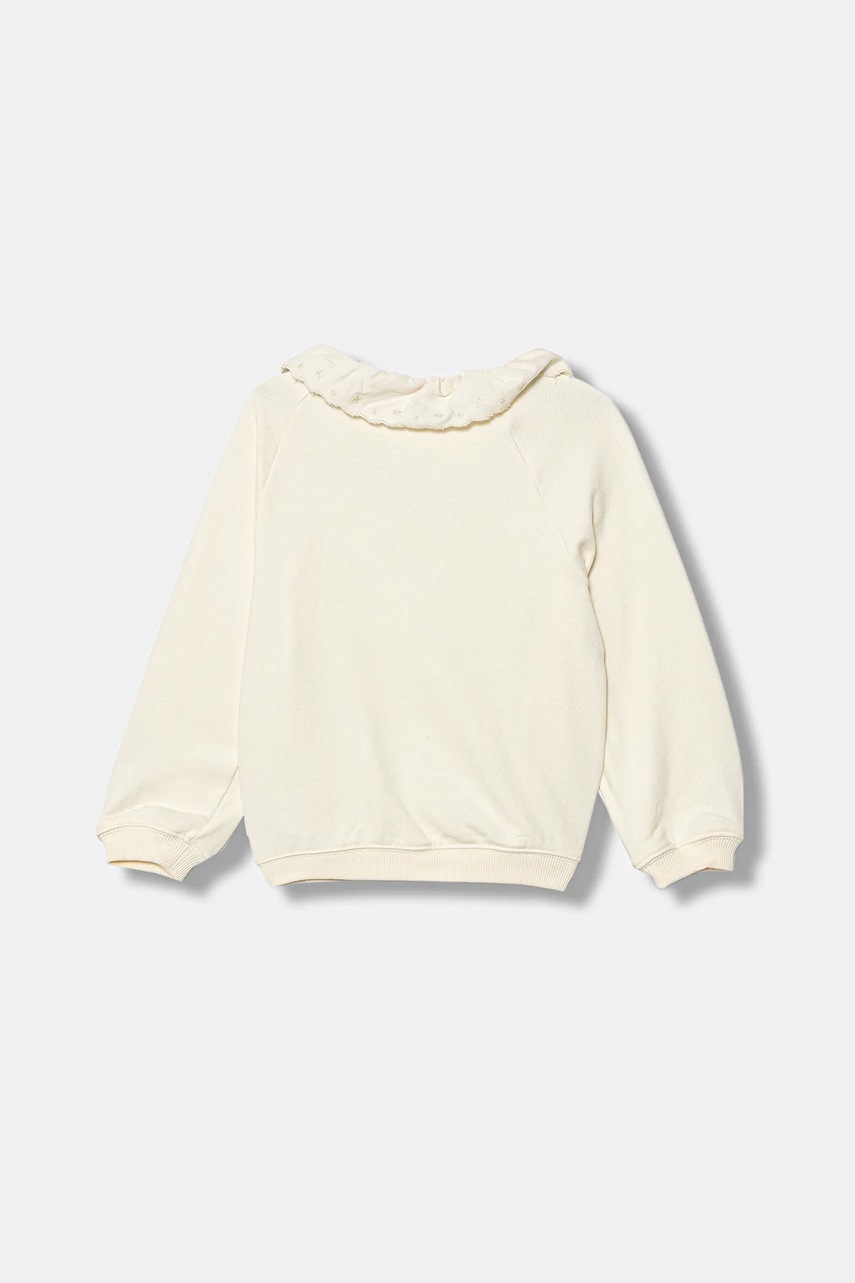 Детская кофта United Colors of Benetton цвет бежевый однотонная 345ZG10LG